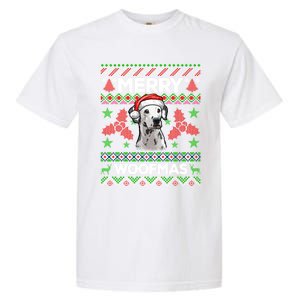 Merry Woofmas Ugly Sweater Christmas Dalmatian Lover Gift Garment-Dyed Heavyweight T-Shirt