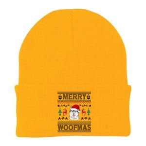 Merry Woofmas Ugly Christmas Husky Xmas Party Gift Knit Cap Winter Beanie