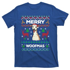 Merry Woofmas Ugly Sweater Christmas Greyhound Lover Gift Great Gift T-Shirt