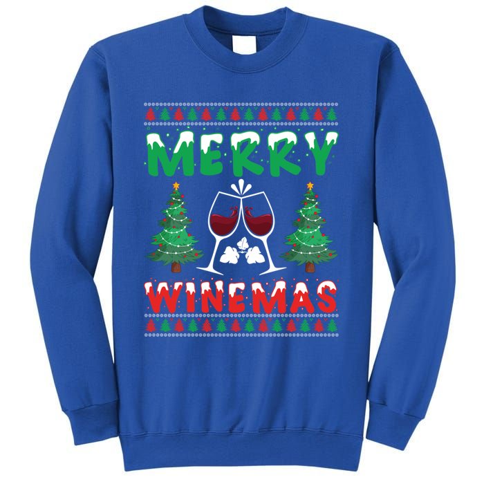 Merry Winemas Ugly Christmas Great Gift Sweatshirt