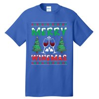 Merry Winemas Ugly Christmas Great Gift Tall T-Shirt