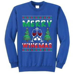 Merry Winemas Ugly Christmas Great Gift Tall Sweatshirt