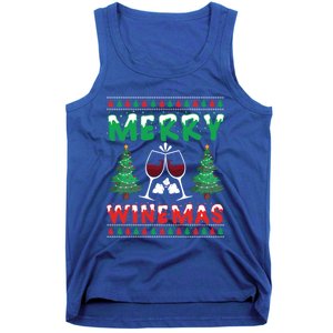 Merry Winemas Ugly Christmas Great Gift Tank Top