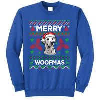 Merry Woofmas Ugly Christmas Dalmatian Lover Gift Sweatshirt