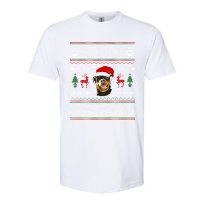 Merry Woofmas Ugly Christmas Rottweiler Xmas Party Cute Gift Softstyle® CVC T-Shirt