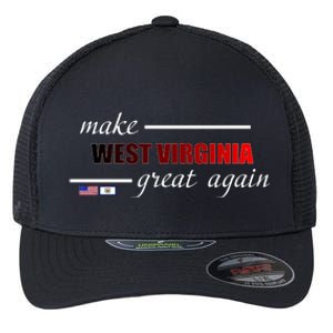 Make West Virginia Great Again Flexfit Unipanel Trucker Cap