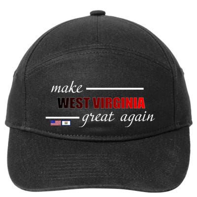 Make West Virginia Great Again 7-Panel Snapback Hat