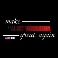 Make West Virginia Great Again Drawstring Bag