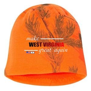 Make West Virginia Great Again Kati - Camo Knit Beanie