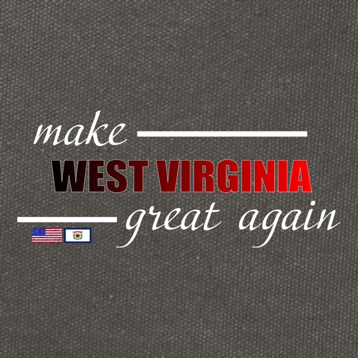 Make West Virginia Great Again Cotton Canvas Backpack
