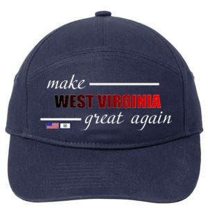 Make West Virginia Great Again 7-Panel Snapback Hat