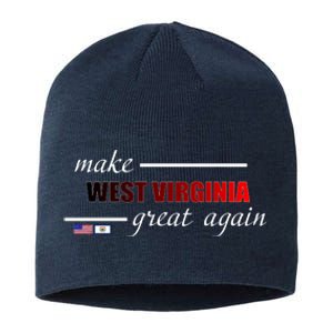 Make West Virginia Great Again Sustainable Beanie