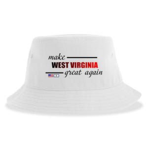 Make West Virginia Great Again Sustainable Bucket Hat