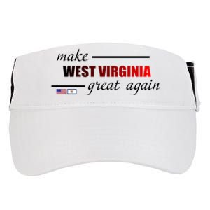 Make West Virginia Great Again Adult Drive Performance Visor