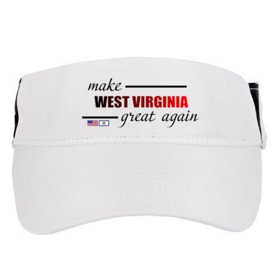 Make West Virginia Great Again Adult Drive Performance Visor