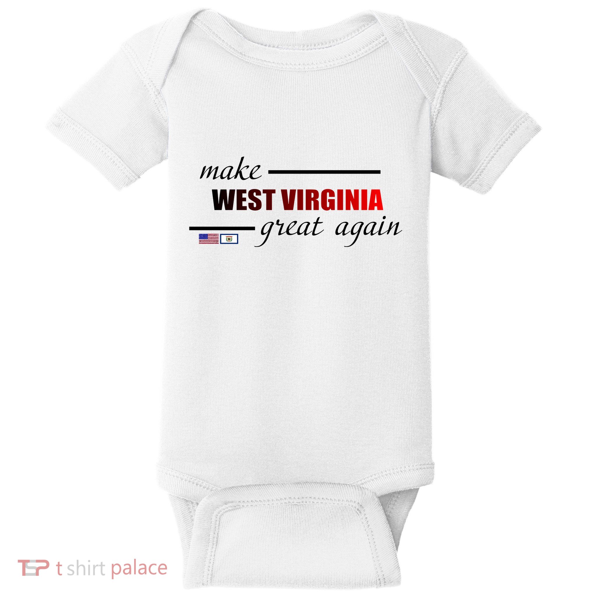 Make West Virginia Great Again Baby Bodysuit