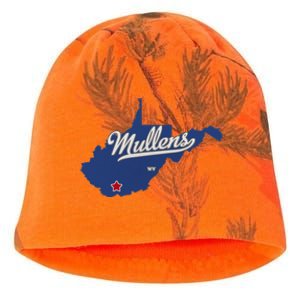 Mullens West Virginia WV Map Kati - Camo Knit Beanie