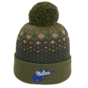 Mullens West Virginia WV Map The Baniff Cuffed Pom Beanie