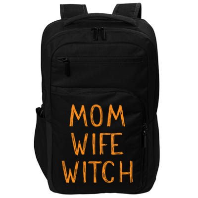 Mom Wife Witch Witchcraft Wiccan Cute Halloween Gift Impact Tech Backpack