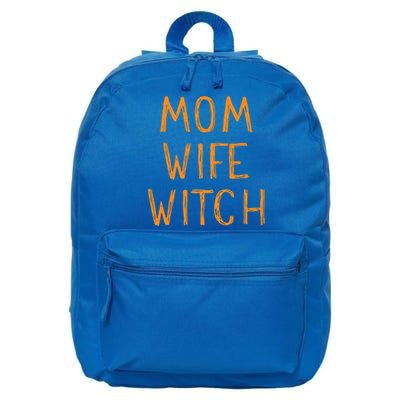 Mom Wife Witch Witchcraft Wiccan Cute Halloween Gift 16 in Basic Backpack