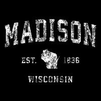 Madison Wisconsin Wi Vintage Athletic Sports Design Poster