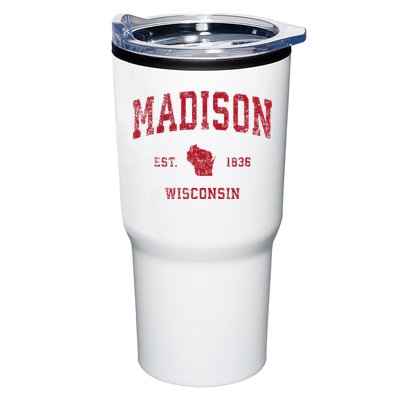 Madison Wisconsin Wi Vintage Sports Design Tumbler