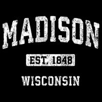 Madison Wisconsin Wi Vintage Athletic Sports Design Gift Backpack