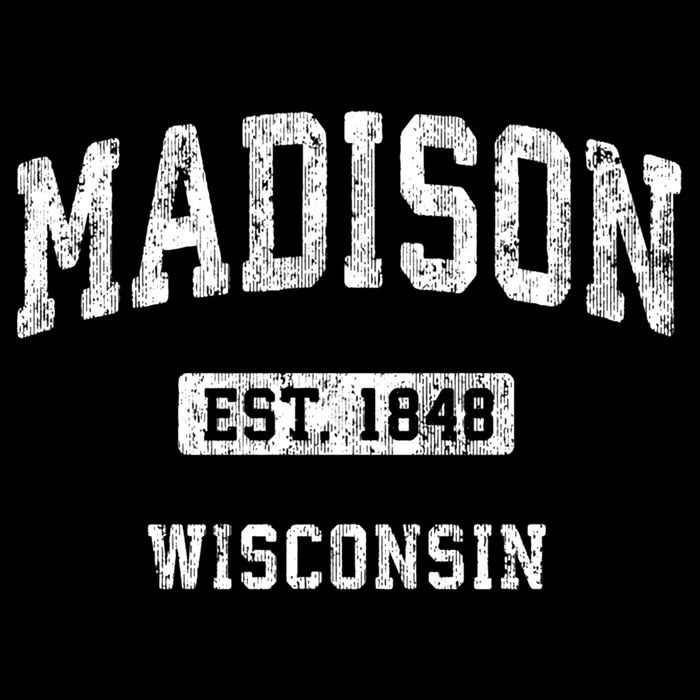 Madison Wisconsin Wi Vintage Athletic Sports Design Gift Backpack