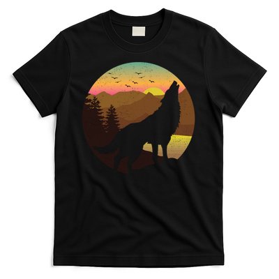 Mountain Wilderness Wolf Survives Gift Design Gift T-Shirt