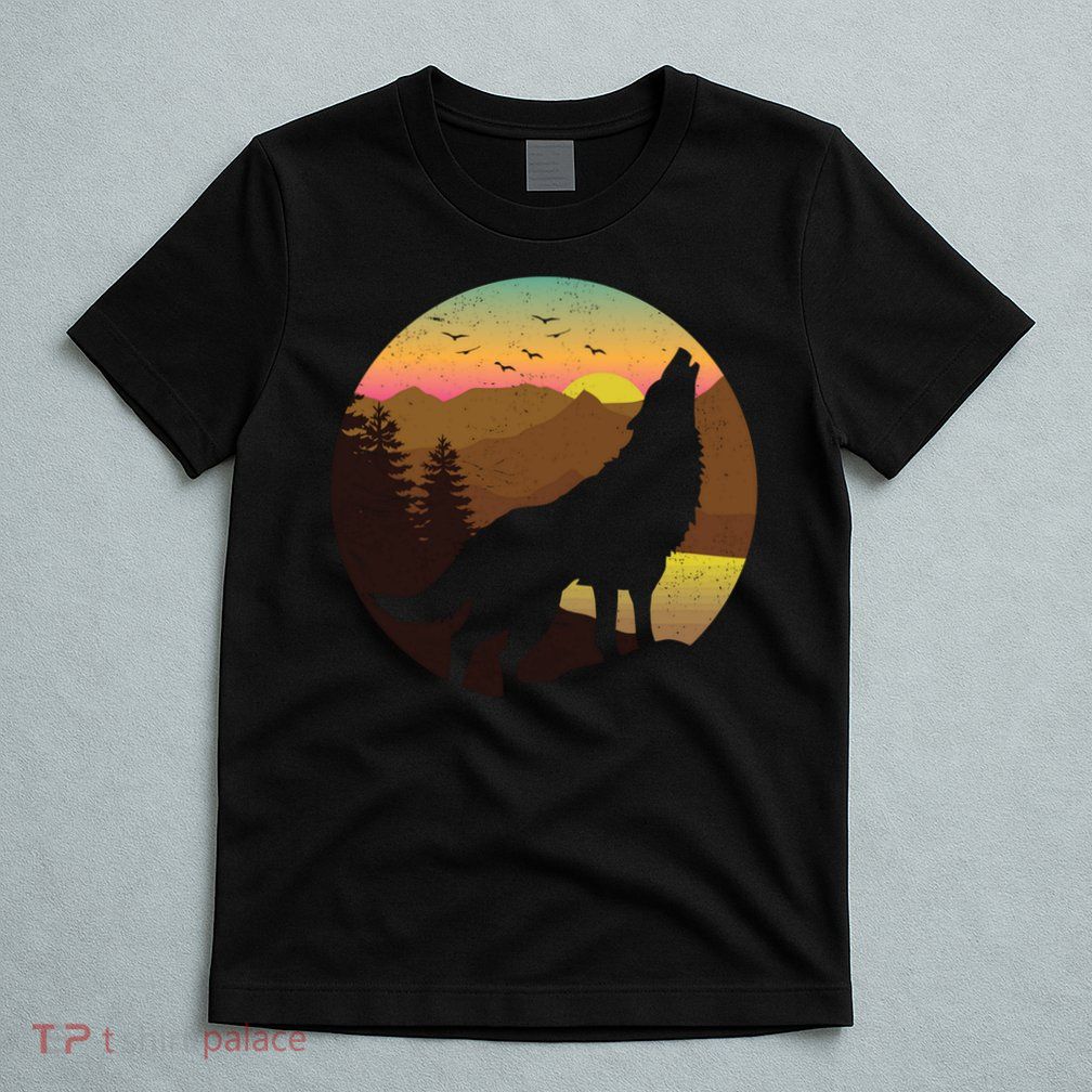 Mountain Wilderness Wolf Survives Gift Design Gift T-Shirt