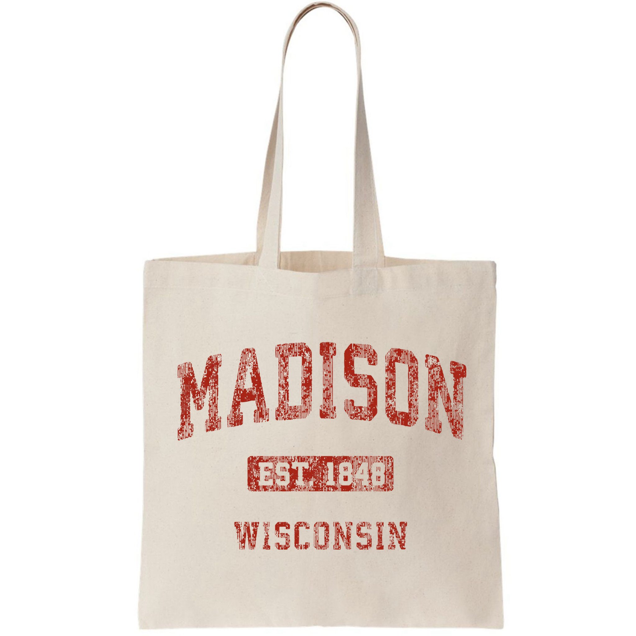 Madison Wisconsin Wi Vintage Athletic Sports Bag