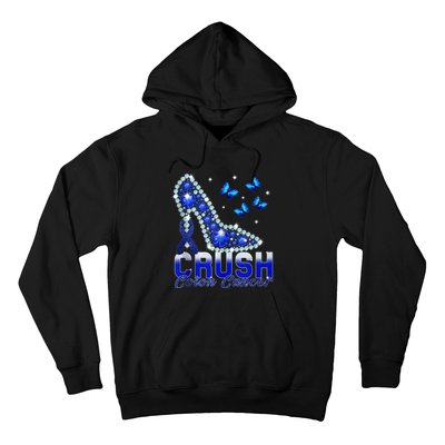 March We Wear Blue Crush Colon Cancer Awareness Month Hoodie