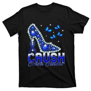 March We Wear Blue Crush Colon Cancer Awareness Month T-Shirt