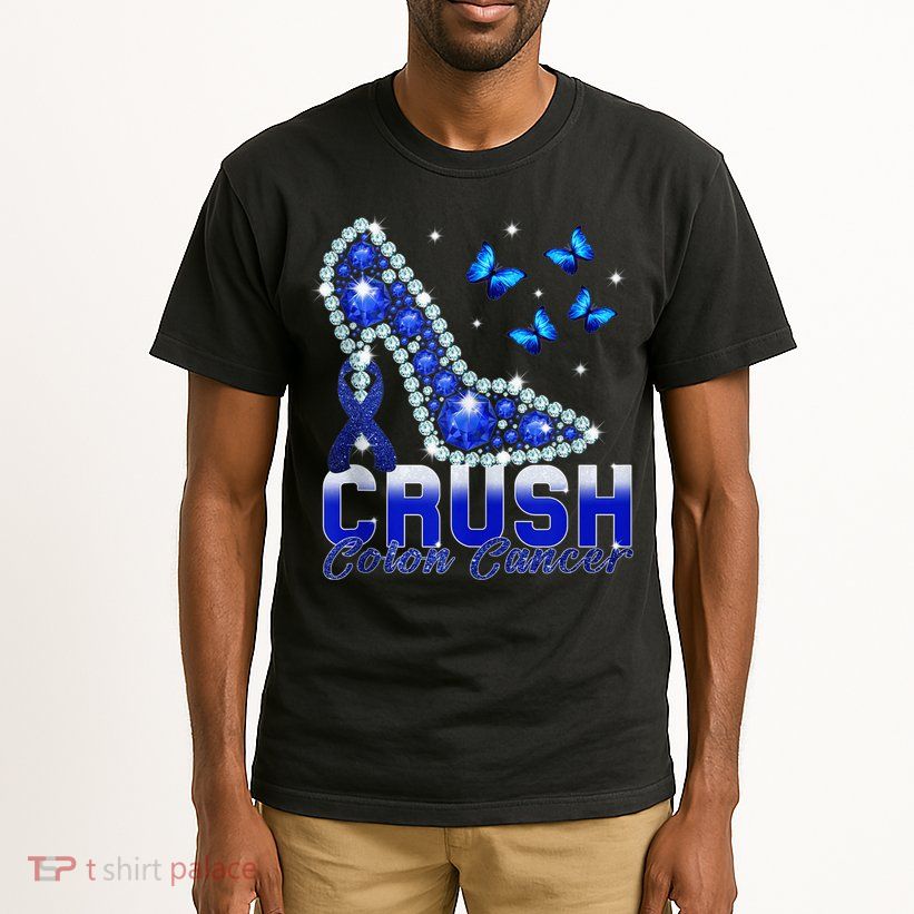 March We Wear Blue Crush Colon Cancer Awareness Month Tall T-Shirt