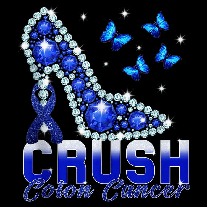 March We Wear Blue Crush Colon Cancer Awareness Month Womens Tank Top