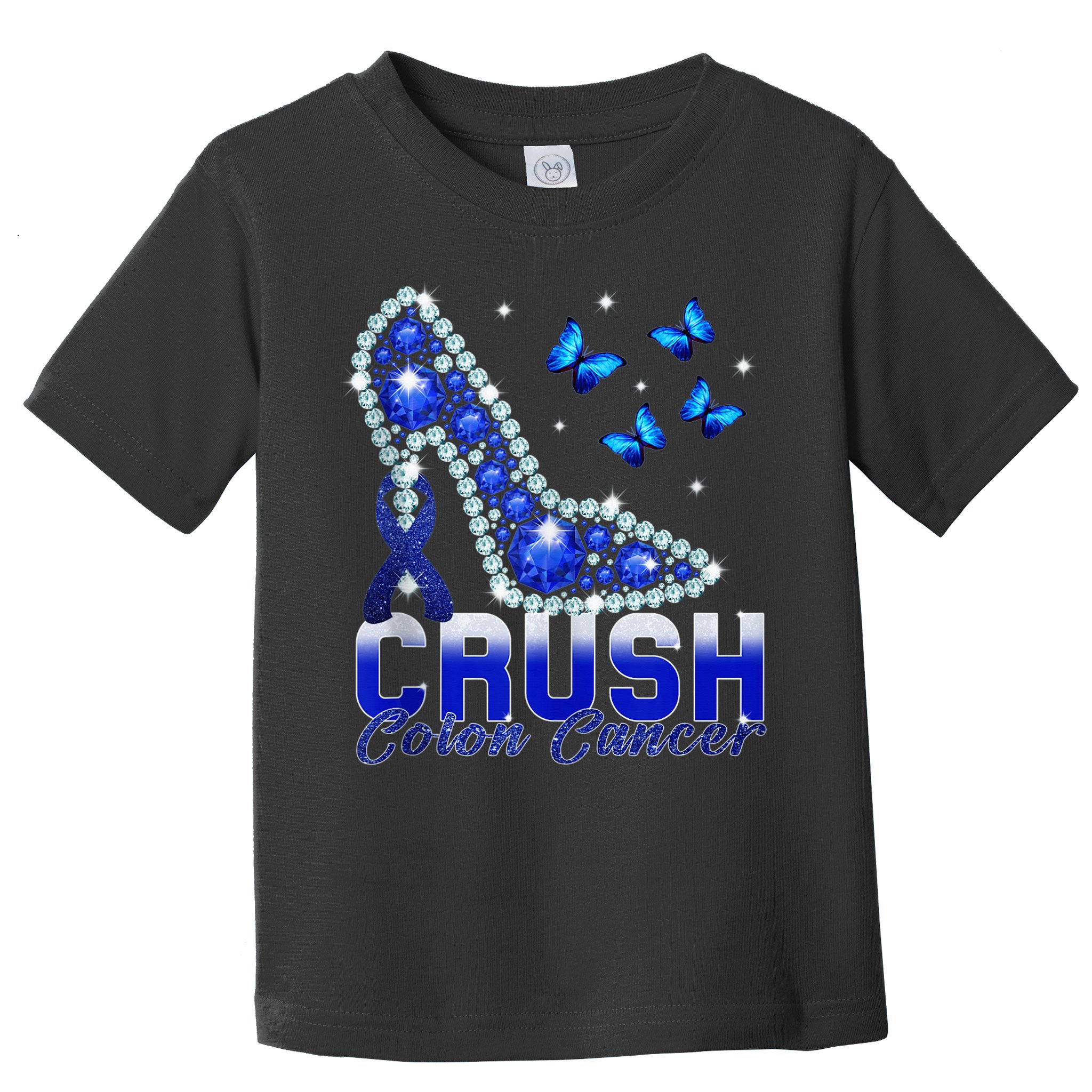 March We Wear Blue Crush Colon Cancer Awareness Month Toddler T-Shirt