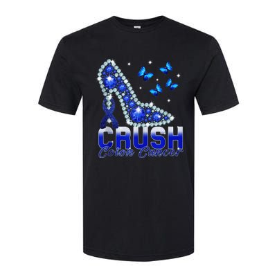 March We Wear Blue Crush Colon Cancer Awareness Month Softstyle® CVC T-Shirt