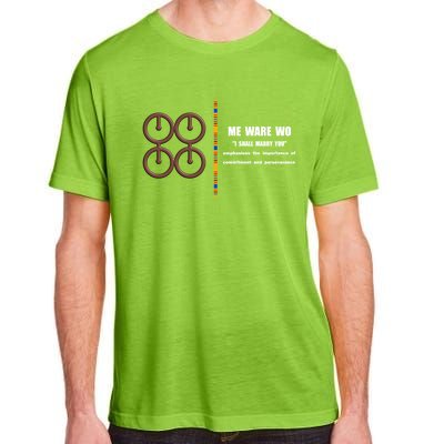 Me Ware Wo Adinkra Ghana Symbols I Shall Marry You Gift Adult ChromaSoft Performance T-Shirt