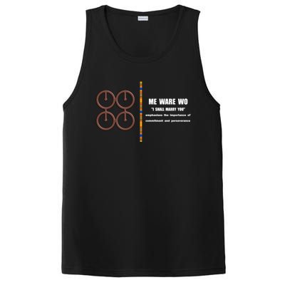 Me Ware Wo Adinkra Ghana Symbols I Shall Marry You Gift PosiCharge Competitor Tank