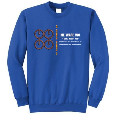 Me Ware Wo Adinkra Ghana Symbols I Shall Marry You Gift Tall Sweatshirt