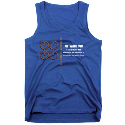 Me Ware Wo Adinkra Ghana Symbols I Shall Marry You Gift Tank Top