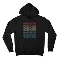 Madison Wi Wisconsin Vintage Hoodie