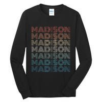 Madison Wi Wisconsin Vintage Tall Long Sleeve T-Shirt