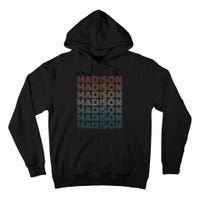 Madison Wi Wisconsin Vintage Tall Hoodie