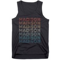 Madison Wi Wisconsin Vintage Tank Top