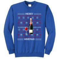 Merry Winemas Wine Lover Bottle Xmas Ing Ugly Christmas Funny Gift Sweatshirt