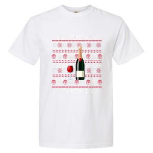 Merry Winemas Wine Lover Bottle Xmas Ing Ugly Christmas Funny Gift Garment-Dyed Heavyweight T-Shirt