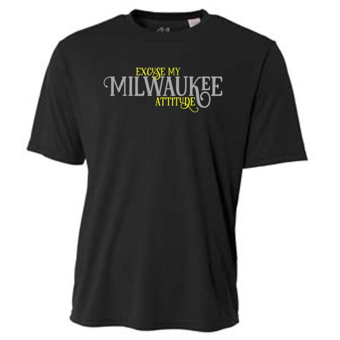 Milwaukee Wi Wisconsin Funny Proud City Hometown Vintage Cooling Performance Crew T-Shirt