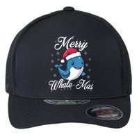 Merry Whalemas Whale With Santa Hat Orcas Christmas Puns Tank Top Flexfit Unipanel Trucker Cap