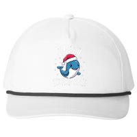 Merry Whalemas Whale With Santa Hat Orcas Christmas Puns Tank Top Snapback Five-Panel Rope Hat